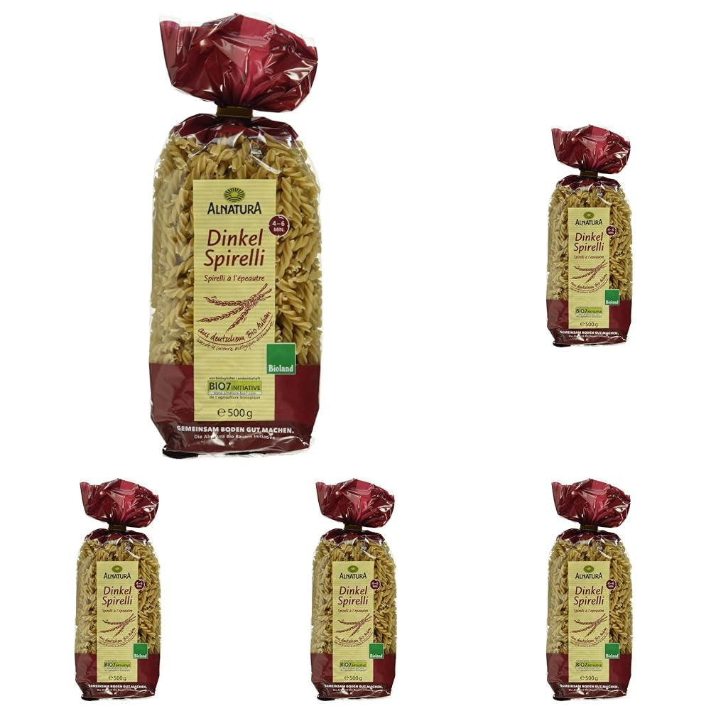 Organiczne spirale orkiszowe, 500g (opakowanie może się różnić)