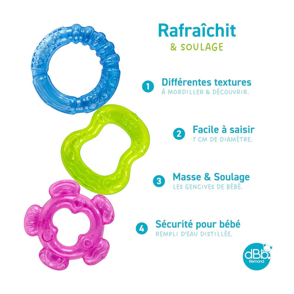 Inele de dentiție pentru copii Kühl, 740006, culori asortate