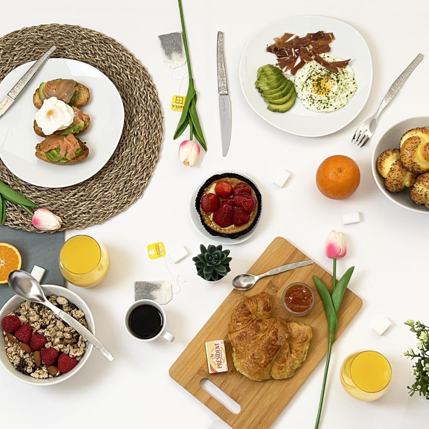 JET Cutlery Fine Shiny Design Wyjątkowy zestaw sztućców 30-częściowy Kitchen Naty Shop