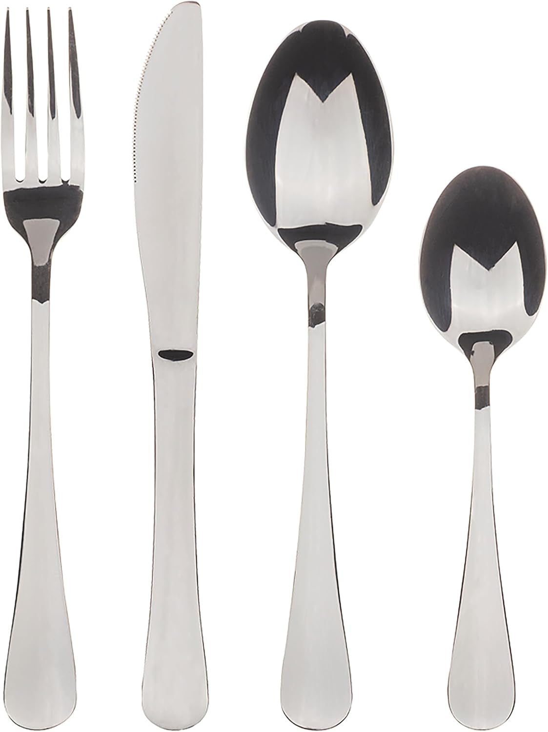 BERGNER MUNICH - Set de tacâmuri din oțel inoxidabil din 24 de piese Bucatarie Naty Shop Oțel inoxidabil 16 bucăți