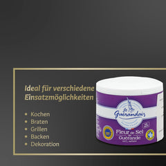 Handgeschöpftes Fleur de Sel, DE GUERANDE, dawka 125 g