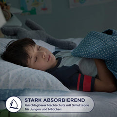 Chłonne pieluszki na noc DryNites dla chłopców 4–7 lat (17–30 kg), duże opakowanie miesięczne, 64 szt.