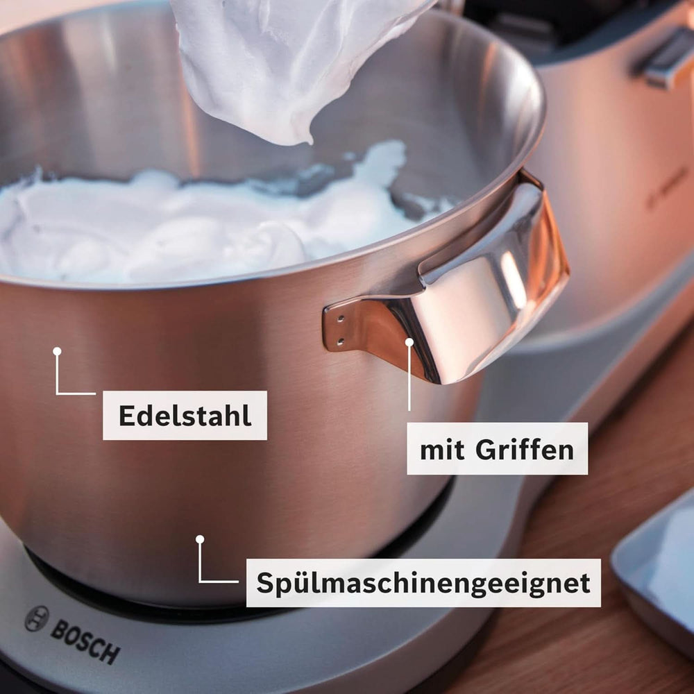 Robot kuchenny Bosch Seria 8 MUM9AX5S00, miska ze stali nierdzewnej 5,5 L, 1600W Matka i Dziecko Naty Shop