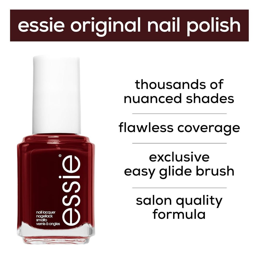Lakier do paznokci Essie do paznokci o intensywnym kolorze, nr. 50 Bordeaux, Czerwone, 13,5 ml
