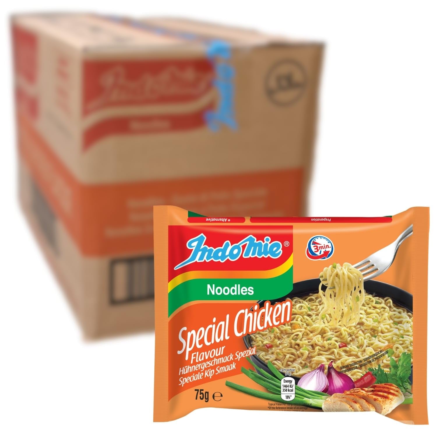 INDOMIE - Makaron błyskawiczny Mi Goreng - Opakowanie zbiorcze (40 x 80g)