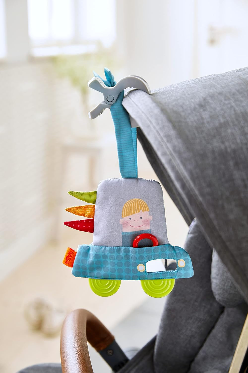 HABA 306304 - Figurină suspendată Mini-Flitzer, jucărie multifuncțională de la 6 luni Jucarii Bebe Naty Shop