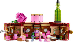 LEGO Wicked Glinda i sypialnia Elphaby — domek dla lalek z 2 mini lalkami Czarownic z krainy Oz, fajnymi akcesoriami, w tym kwiatami i strojami — kreatywna zabawka dla dziewczynek w wieku powyżej 8 lat i fanów — 75683 Zestawy do budowania Besuche den LEGO-Store