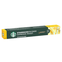 STARBUCKS Blonde Espresso Roast by Nespresso, Helle Röstung, Kaffeekapseln 10 x 10 (100 Kapseln)