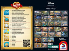 Schmidt Spiele 59671 Thomas Kinkade, Disney, Piękna i Bestia, Magiczny zimowy wieczór, układanka 1000 elementów Puzzle Naty Shop