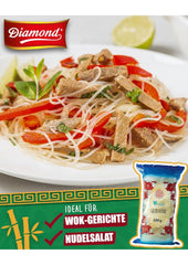 Makaron szklany DIAMOND, makaron długi szklany, naturalnie wegański i bezglutenowy - 1 x 250 g