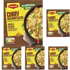 MAGGI Fix für Curry Geschnetzeltes, Würzmischung, mit natürliche Ingredient*, für 2 Porcje, 1 opakowanie (1 x 41 g)