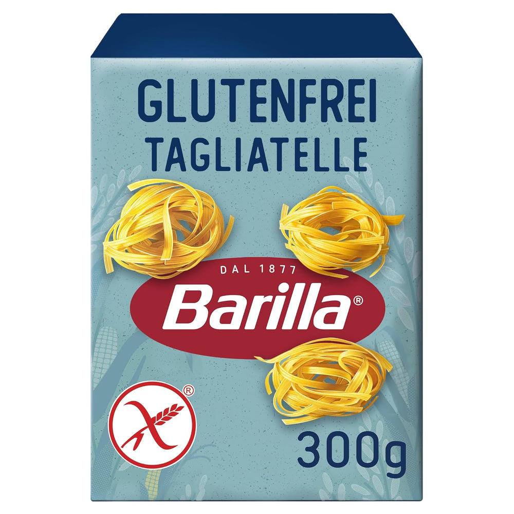 Bezglutenowy makaron Barilla Tagliatelle z pysznej kukurydzy i ryżu - idealny dla osób z celiakią lub nietolerancją glutenu 300g