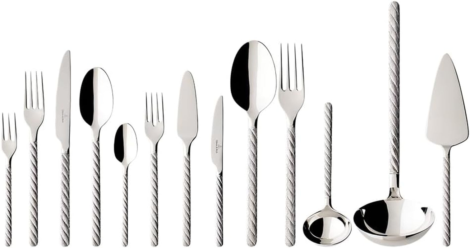 Villeroy And Boch - Set de tacâmuri Montauk, diverse marimi, oțel inoxidabil Bucatarie Naty Shop 113 bucati