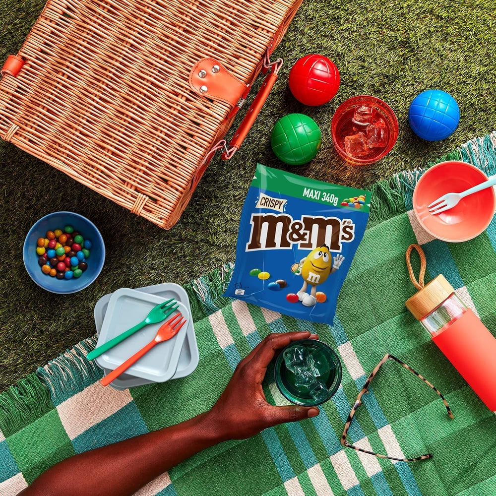 M&M'S Crispy, kawałki czekolady z chrupiącym rdzeniem Naty Shop Chocolate Candies