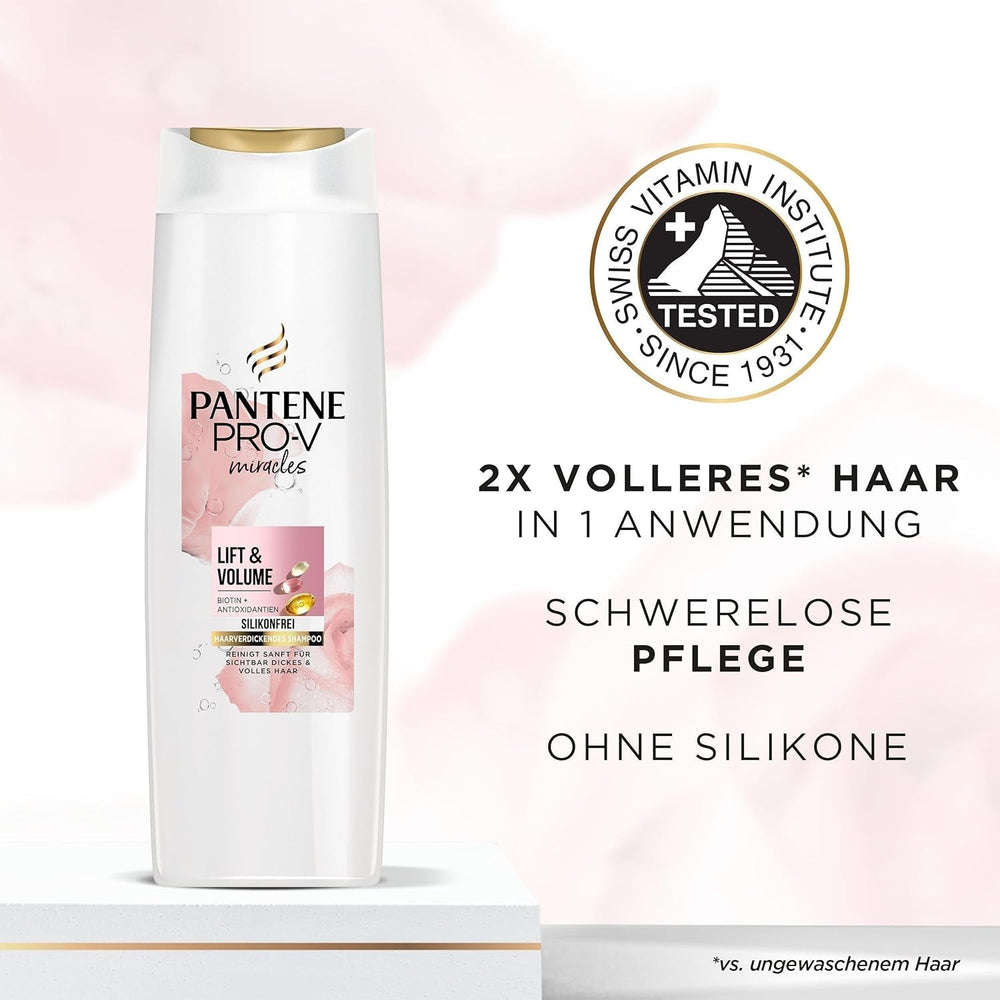 Pantene Pro-V Szampon podnoszący i zagęszczający z biotyną, bez silikonu Pantene pod prysznic i do kąpieli
