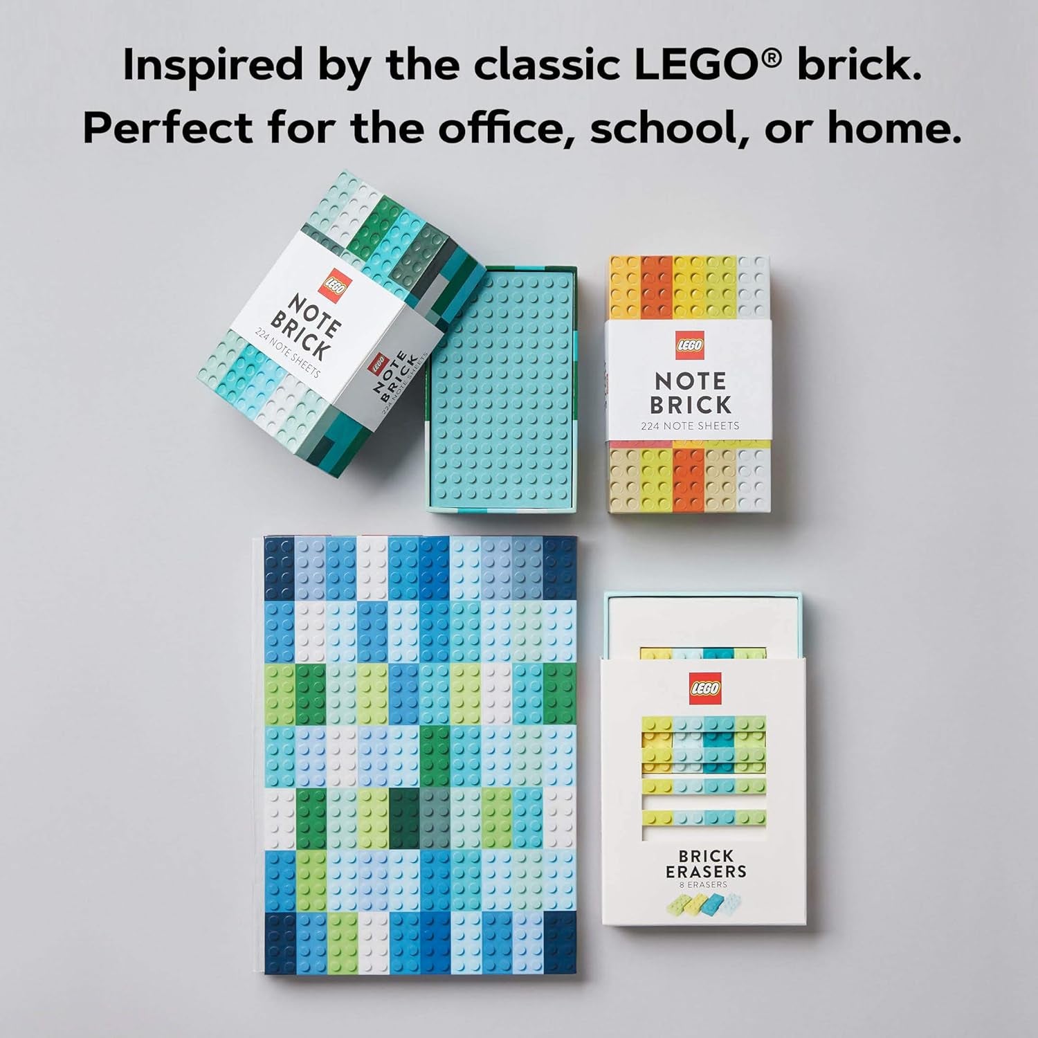 Gumki LEGO Brick: 8 gumek (LEGO x Chronicle Books)