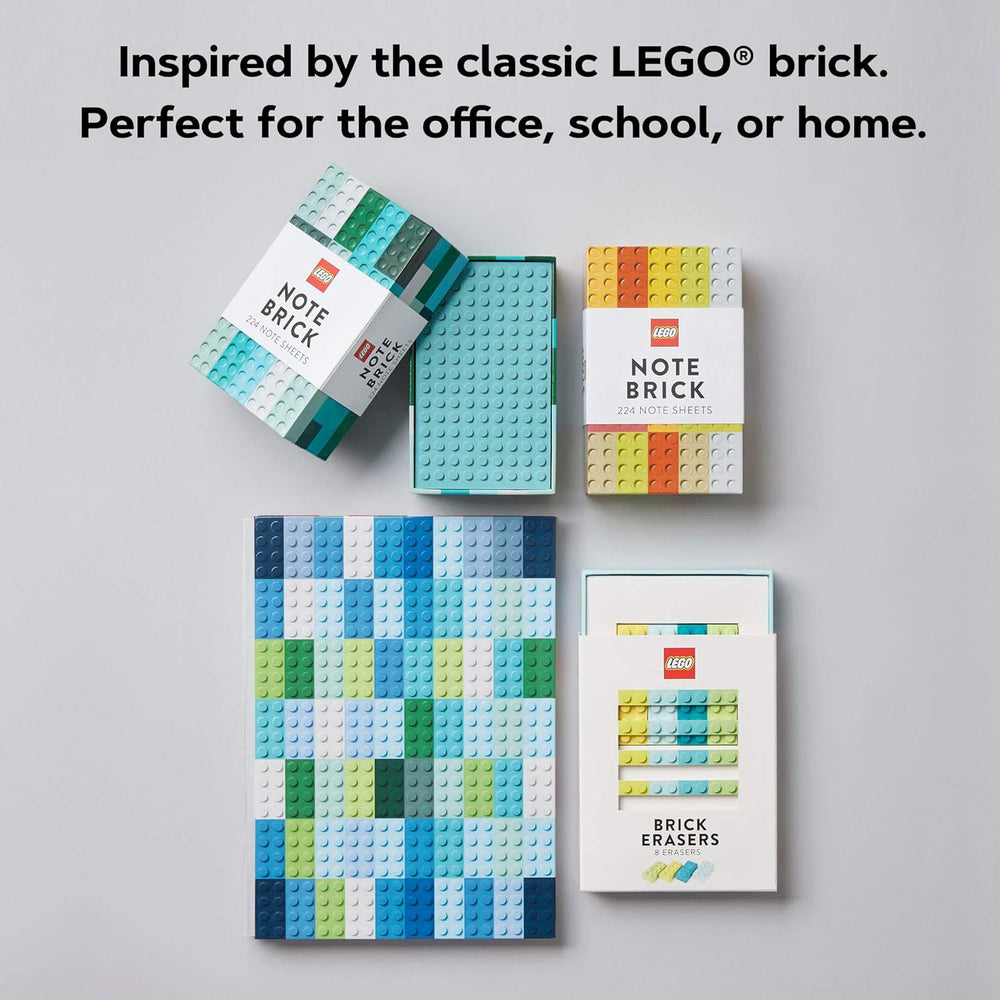 Klocki LEGO® Note (niebiesko-zielone): 224 arkusze notatek (LEGO x Chronicle Books)