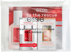 Zestaw Essie Nail Rescue: morelowy olejek do paznokci i skórek + naprawczy lakier do paznokci To the Rescue