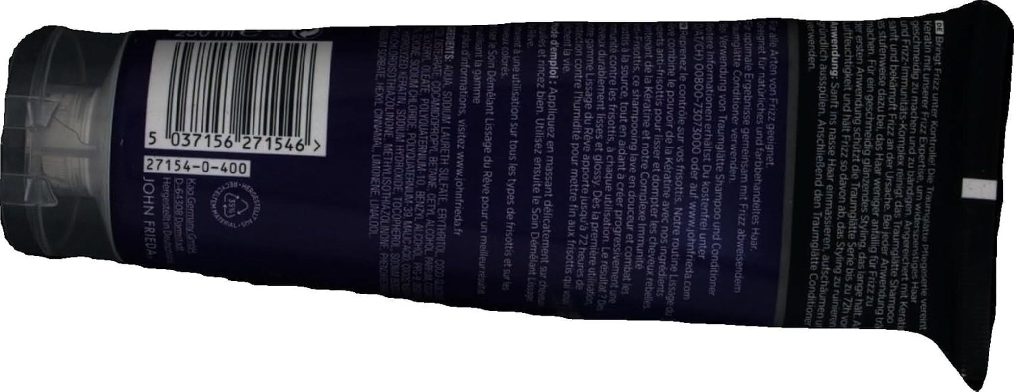 John Frieda - Frizz Ease Dream Wygładzający szampon, 250 ml Pod prysznic i do kąpieli Naty Shop