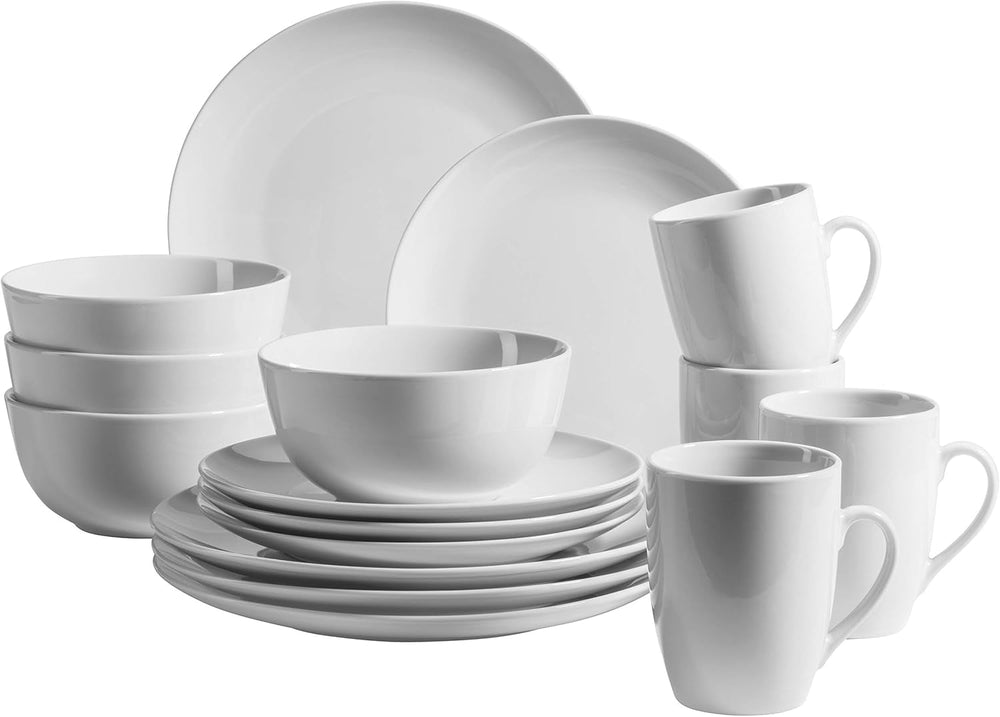 Mäser Kombiservice, Porzellan Barca, Weiß Zestawy zastawy stołowej Naty Shop Domyślny tytuł