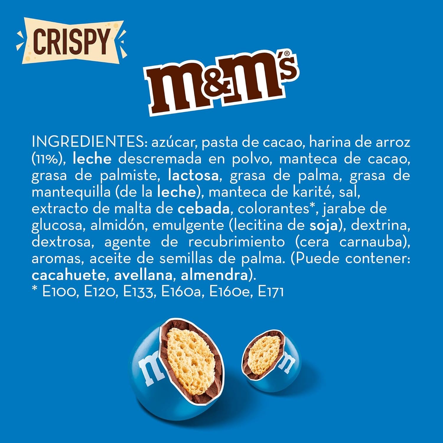 M&M'S Crispy, czekoladowa chrupiąca soczewica i chrupiące centrum, czekolada, 1 opakowanie (1 x 340 g) (opakowanie 2 szt.)