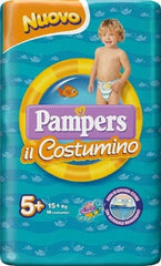 Strój kąpielowy Pampers The Swim do morza lub na basen, 20 pieluszek rozm. 5+ (15+ kg) Matka i Dziecko Naty Shop
