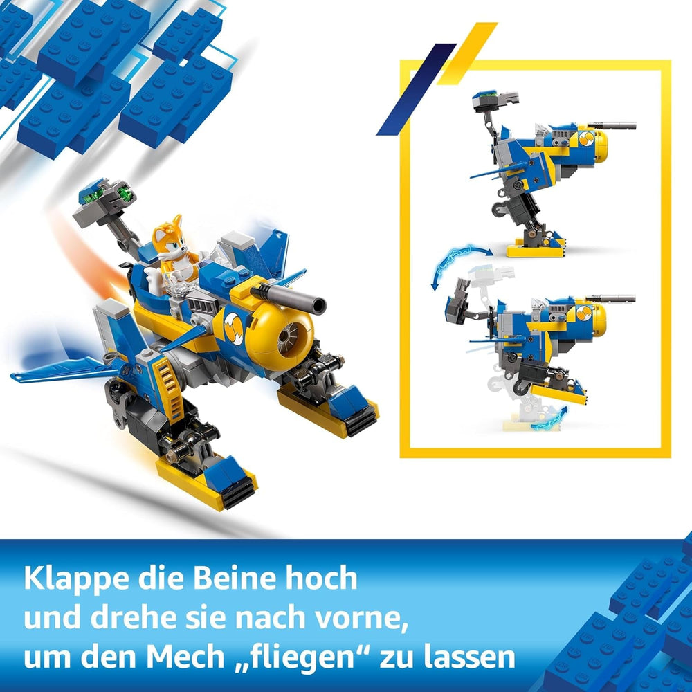 LEGO Sonic the Hedgehog Cyclone kontra. Metal Sonic — kolekcjonerska zabawka Mechy z 2 minifigurkami z gier wideo — pomysł na prezent dla chłopców i dziewcząt od 8. roku życia oraz nastoletnich fanów gier 77002 Zestawy do budowania Besuche den LEGO-Store