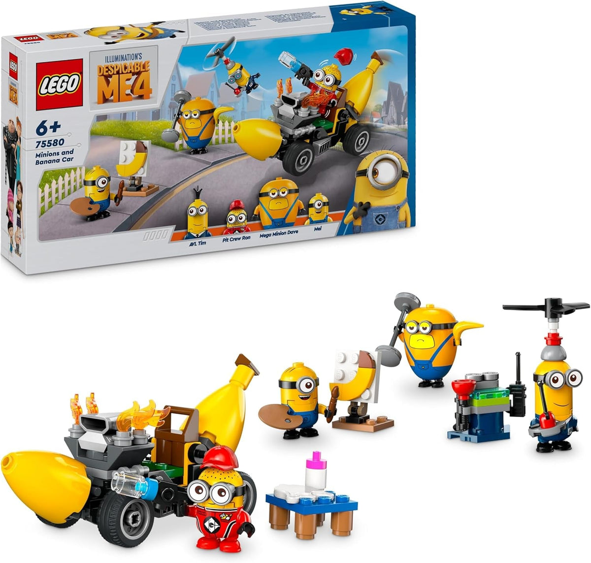 LEGO I — Simply Incorrigible 4 Minions and the Banana Machine I — Simply Incorrigible 4 Playset Zabawki dla dzieci Minionki Kreatywny prezent dla chłopców i dziewcząt w wieku 6 lat 75580 Zestawy do budowania Beuche den LEGO-Store Default Title