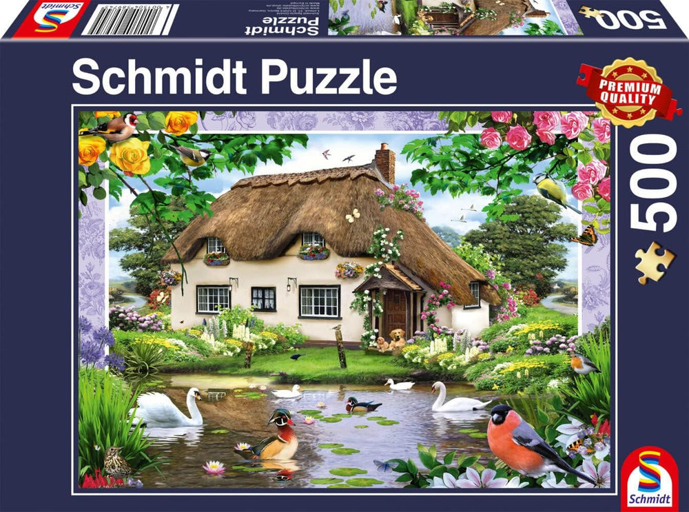 Schmidt Spiele Romantyczny dworek na wsi 500 elementów Puzzle Naty Shop Domyślny tytuł