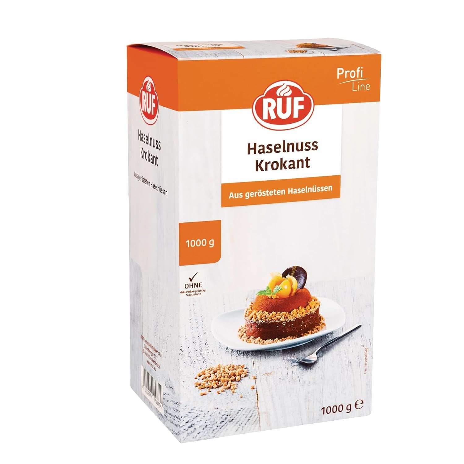 RUF Posypka z kolorowego cukru w kolorach tęczy 1 kg Posypka Naty Shop Crunchy