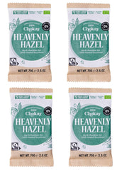 Organic Bar - 4-częściowy zestaw próbników/Amazing Black, orzech laskowy, karmel pekan, solony migdał/bez dodatku cukru, bez słodzików/WEGAŃSKI, BEZGLUTENOWY I SPRAWIEDLIWY HANDEL / 4 x 70g