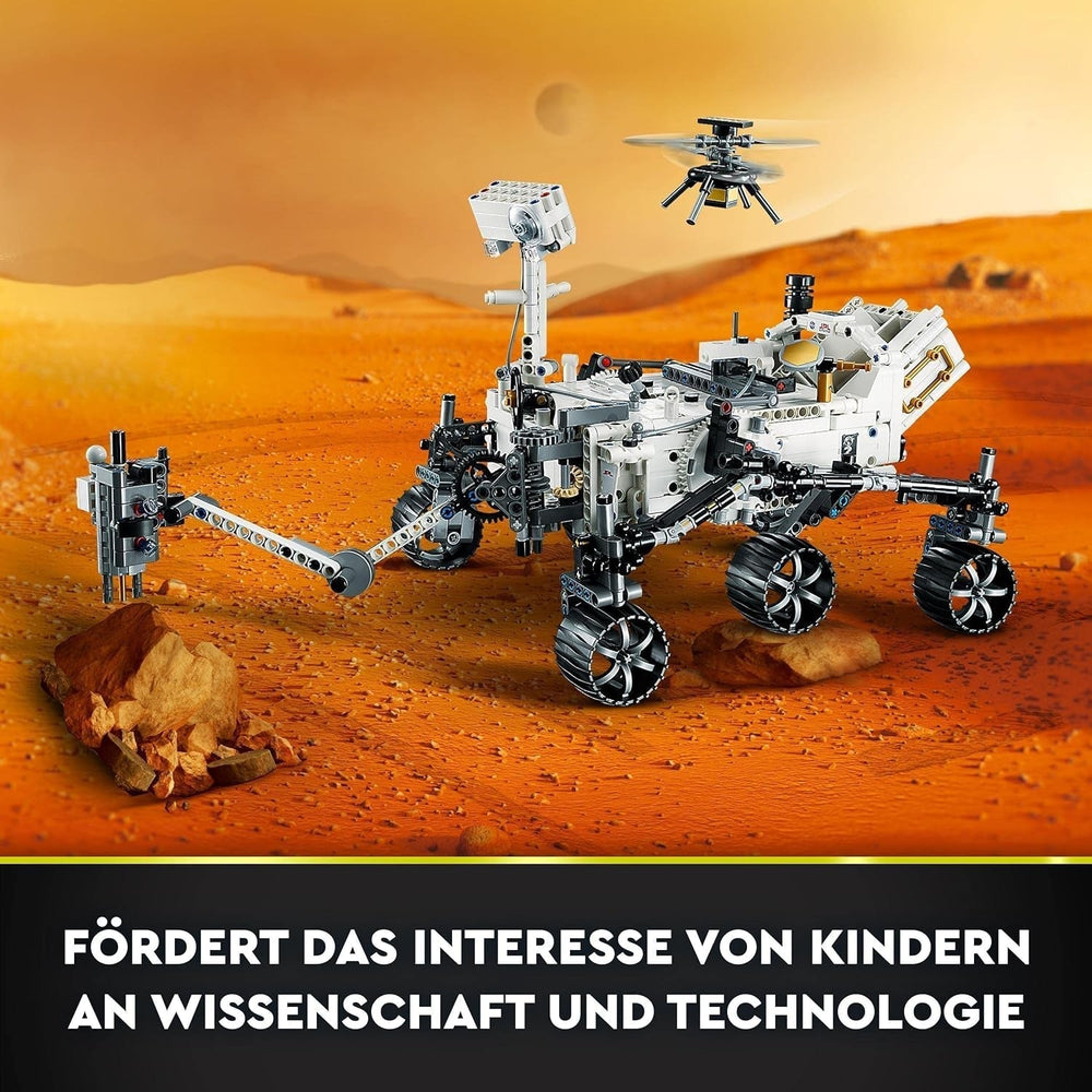 Zestaw LEGO Space 42158 Technic NASA Łazik marsjański Perserverance z aplikacją Ar, zabawka naukowa do budowania dla dziewcząt i chłopców Ponad 10 zestawów do budowania Besuche w sklepie LEGO