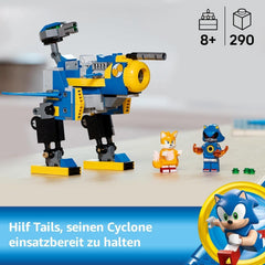 LEGO Sonic the Hedgehog Cyclone kontra. Metal Sonic — kolekcjonerska zabawka Mechy z 2 minifigurkami z gier wideo — pomysł na prezent dla chłopców i dziewcząt od 8. roku życia oraz nastoletnich fanów gier 77002 Zestawy do budowania Besuche den LEGO-Store