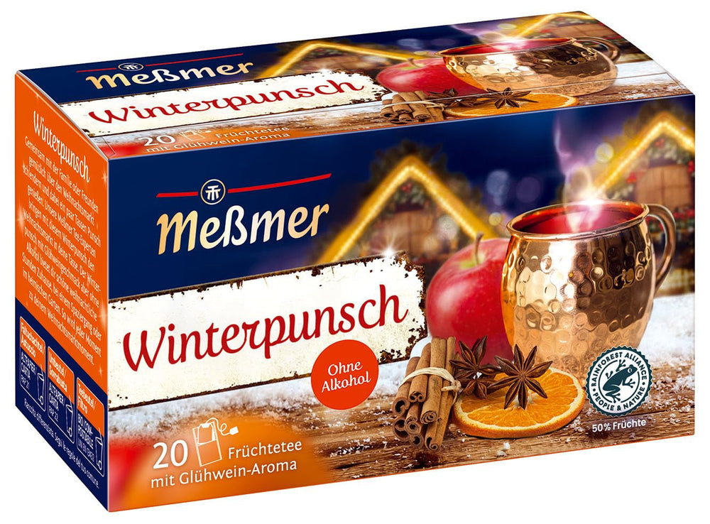 Meßmer Mere confiate | Ceai de fructe cu aromă de mere caramelizate | 20 pliculețe de ceai | Aromat și fructat