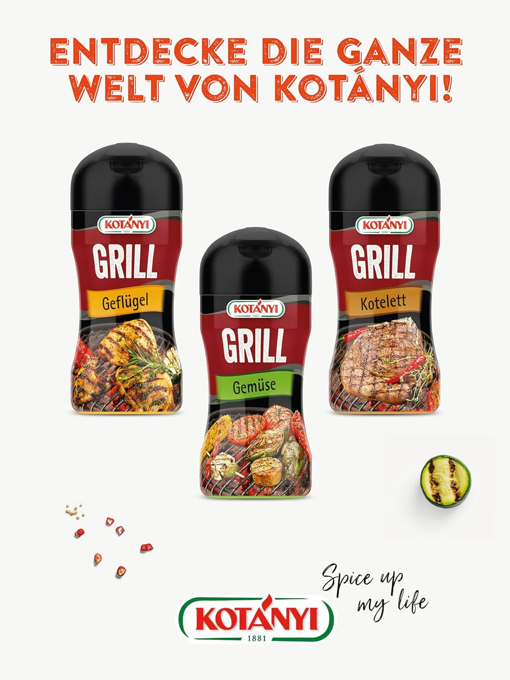 KOTÁNYI Original Style Grillgewürz 80g - Kartoffel-Gewürz für Pommes, Bratkartoffeln und Potato Wedges- Gewürzmischung zum Grillen - [Jetzt für die nächste Grillparty bestellen!]