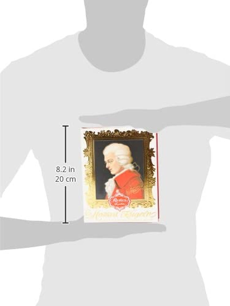 Mozart Baroque - Autentyczne kulki nugatowe z ciemnej czekolady Mozart i marcepanu 12 sztuk 1 x 240 g (opakowanie 5 sztuk)