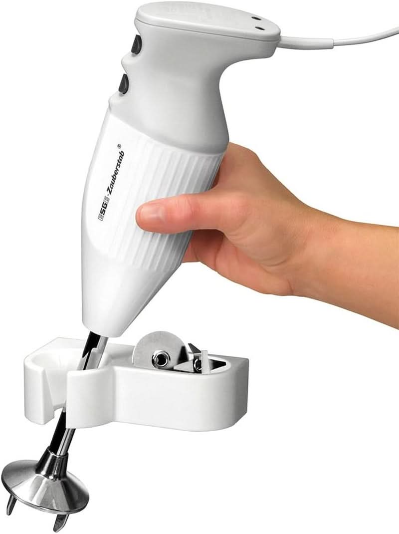 Esge-Zauberstab M 122 S, Stabmixer Weiß, Mit Zubehör, Bis 14,000 U/Min, 90310 Kitchen Naty Shop