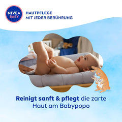 Chusteczki nawilżane NIVEA Baby Aqua 4x57 sztuk