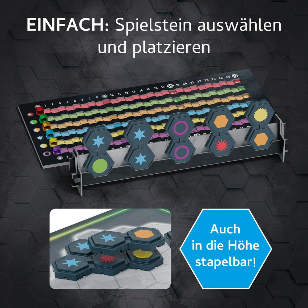 KOSMOS 684006 Po prostu genialne 3D z wysokiej jakości klockami 3D. Odkryj nowe możliwości, gra planszowa dla całej rodziny od 10 lat wzwyż, prezent, gra rodzinna dla 1-4 graczy, gra towarzyska