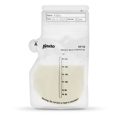 BF100 Worek do przechowywania mleka matki - Worek na mleko matki - pojemność 220 ml - 100 sztuk - Przezroczysta żywność i akcesoria do karmienia piersią Sklep Bebe Naty