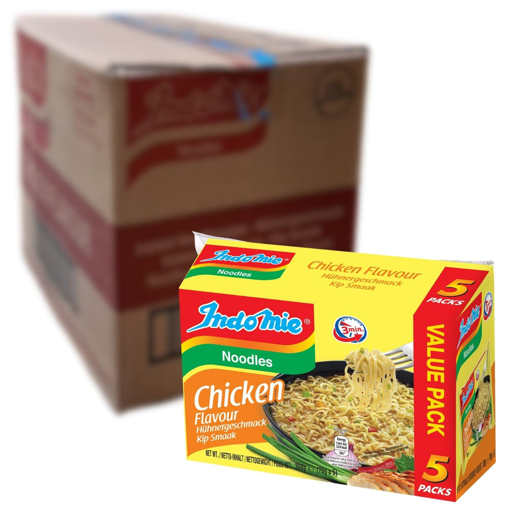 INDOMIE - Makaron błyskawiczny z krewetkami, opakowanie 5 szt. - (1 x 5 x 70 g)