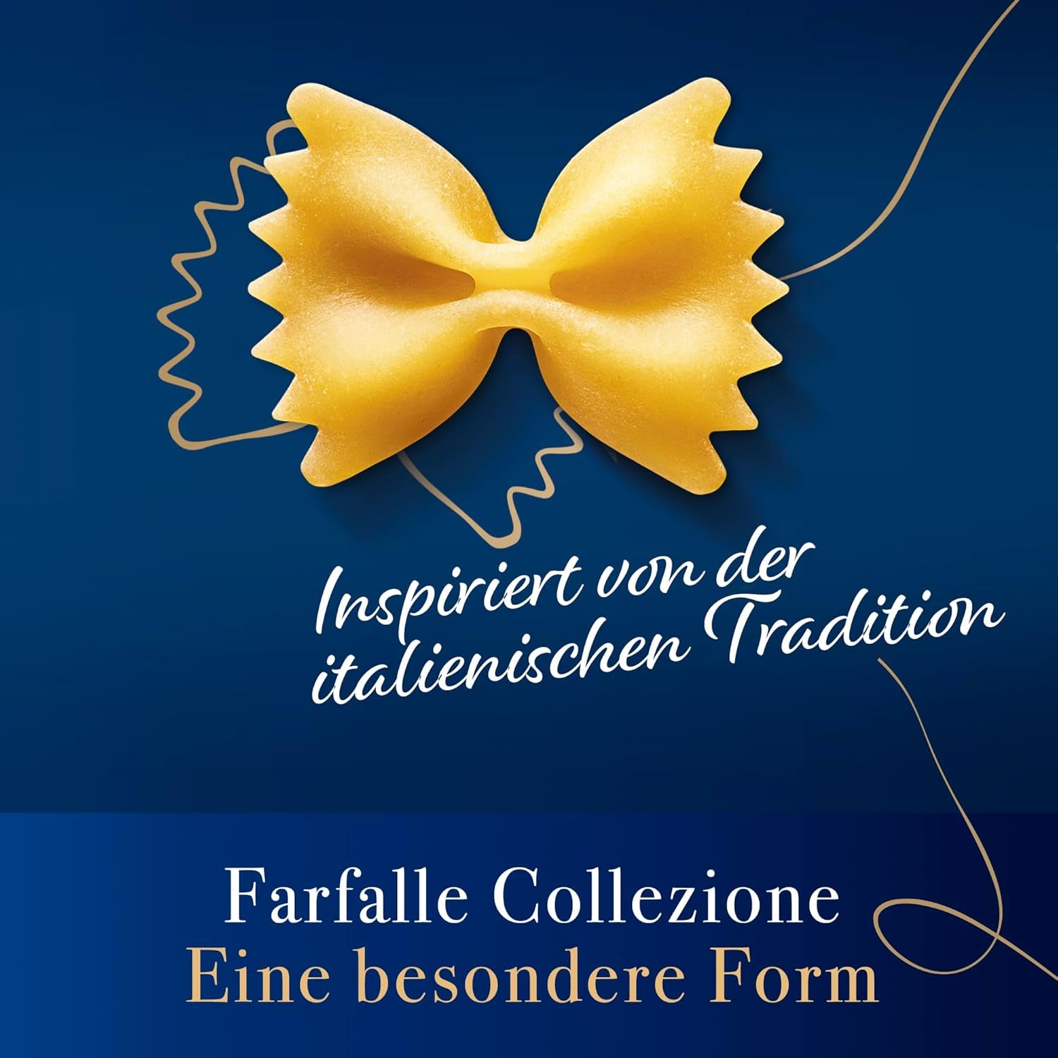 Barilla Collezione Farfalle Makaron z wysokiej jakości pszenicy durum, zawsze al dente, (1 x 500g)