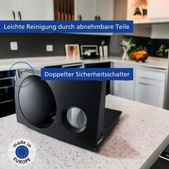 Wielofunkcyjna krajalnica Steba, regulowana grubość cięcia do 17 mm, ochrona dłoni Rasnite i Naty Shop Krajalnice