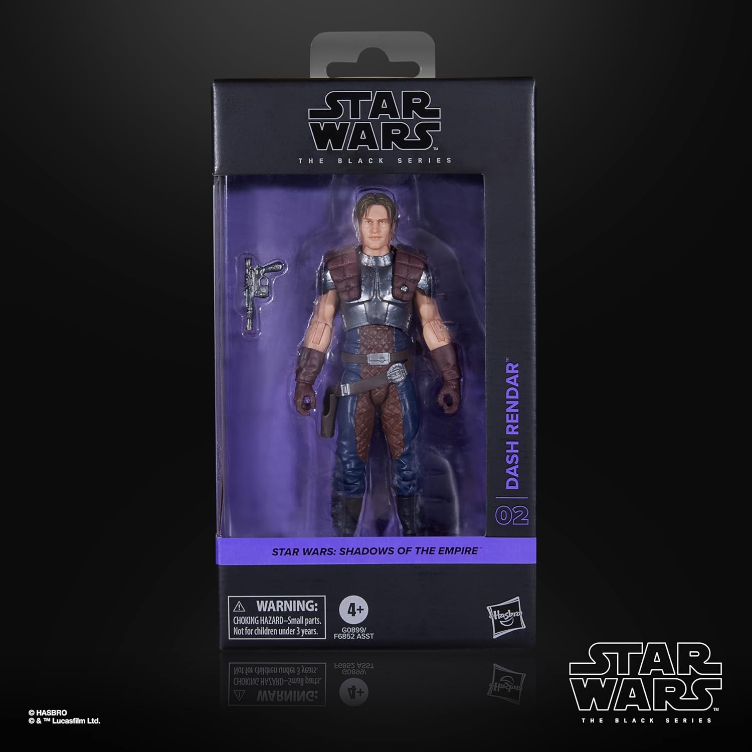 Star Wars Seria Neagră Dash Rendar, Star Wars: Umbrele Imperiului Personaj de colecție (15 cm) Action figures Naty Shop