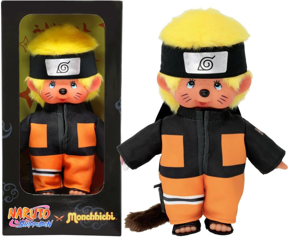 Bandai – Monchhichi Pinky Sakura Rose – Ikonisches Affenkuscheltier der 80er Jahre – Superweiches Kuscheltier 20 cm für Kinder – Spielzeug für Kinder ab 2 Jahren – 24289