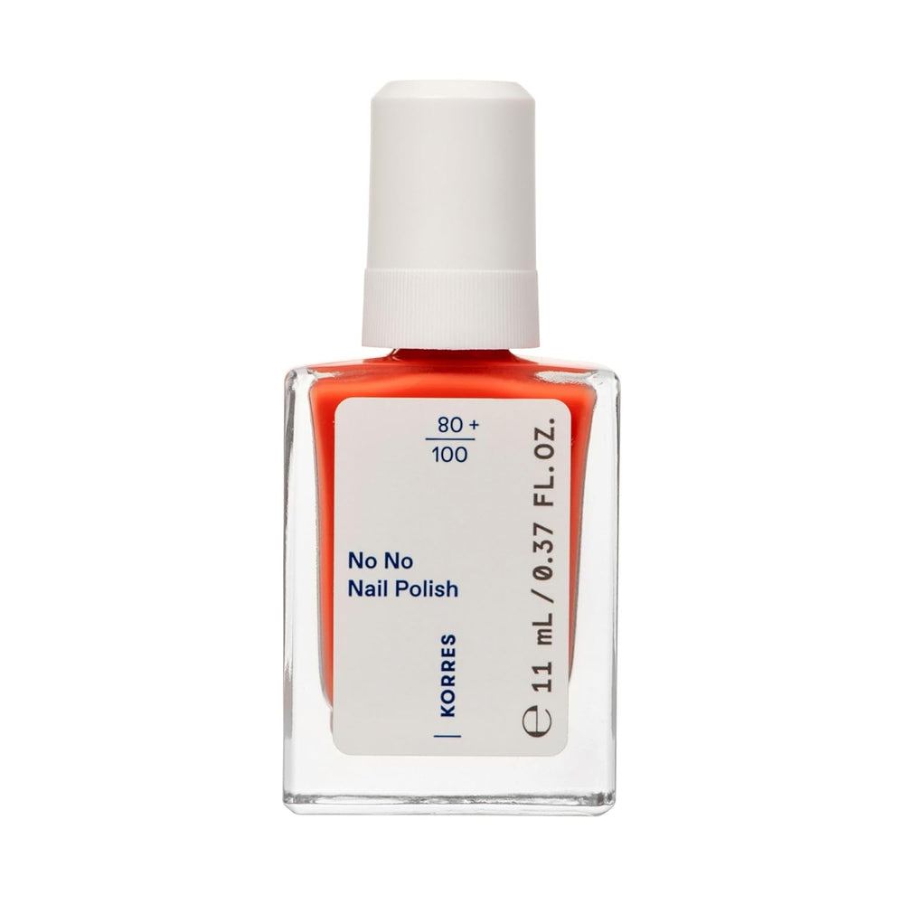 Baza do lakieru KORRES No No - 10% baza wegańska bez uwalniania, dla długotrwałego, odpornego na odpryski koloru, 11 ml - naturalnie wypielęgnowane paznokcie, bez substancji szkodliwych