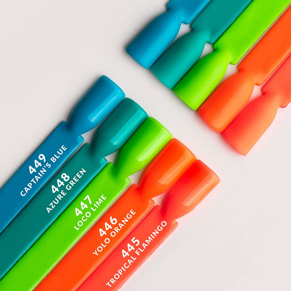 Lakier UV do paznokci Semilac Hybrid 447 Loco Lime 7ml Kolekcja Neonz