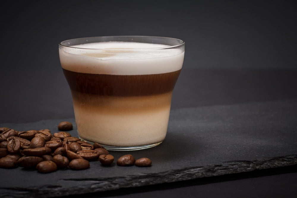 Espresso Kaffeebohnen stark 500g, Barista Kaffee schokoladig und säurearm, Espressobohnen, Bohnenkaffee mit Arabica und Robusta, feine Crema, ideal für Cappuccino