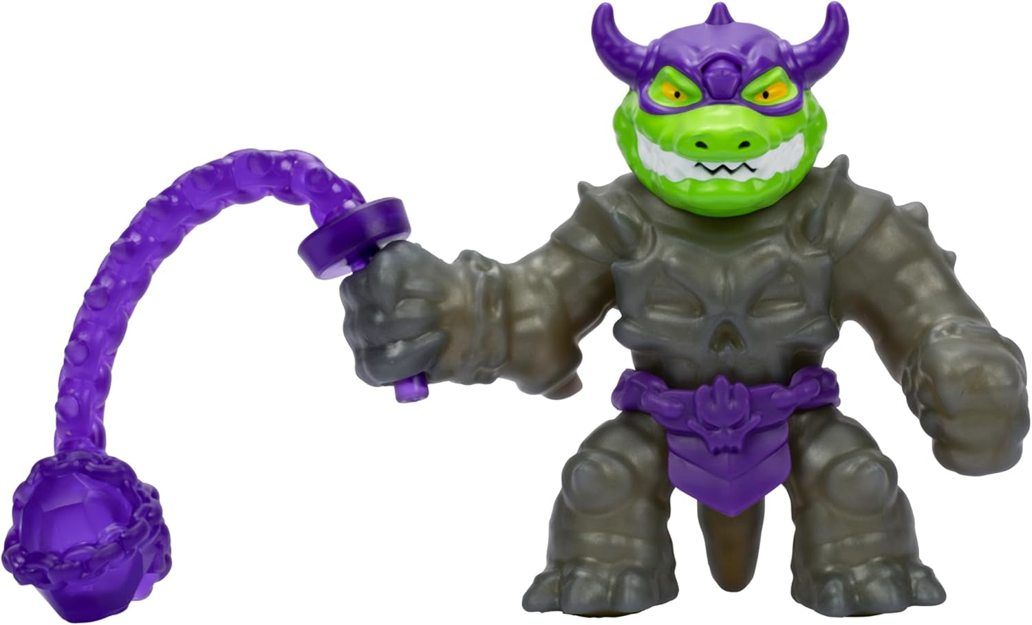 Heroes of Goo Jit Zu Stretch Strikers Deluxe Hero Pack Rock Jaw, figură de acțiune extensibilă cu peste 20 de unelte de luptă grozave Action figures Naty Shop Titlu implicit