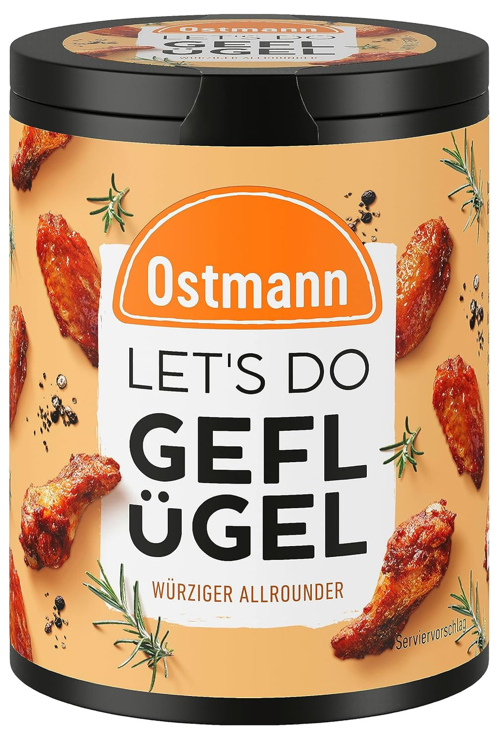 Ostmann Gewürze - Let's Do Fisch Allrounder | Gewürzsalz für Bratfisch, Flammlachs i Meeresfrüchte | Würziger Allrounder z musztardą, cytryną i koperkiem | 85 g w koszu Metalldose